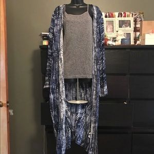 Indigo Kimono from boohoo